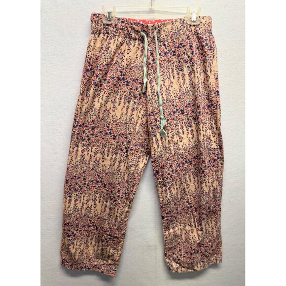 Down East Pants - Vintage-Inspired Multicolor Womens Drawstring Lounge Pants With Elastic Waist